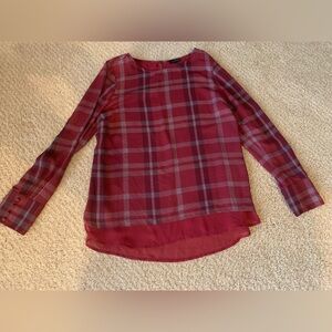 Women’s plaid blouse